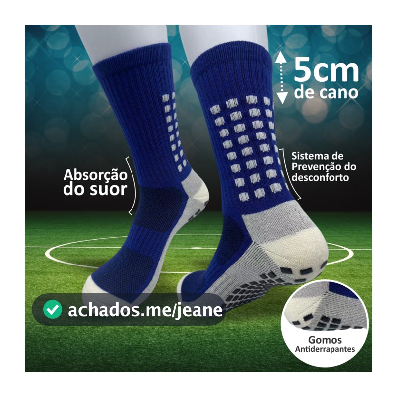 Meias esportiva de futebol e outros esportes antiderrapantes resistentes ao desgaste de alta qualidade Unissex Cano 5 cm