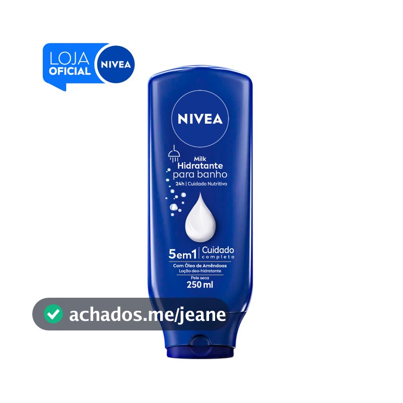 NIVEA Hidratante para Banho Milk 250ml