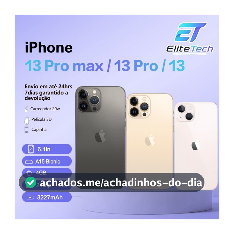 Celular IPhone 13 / 13 Pro/ 13 Pro Max 128gb Com