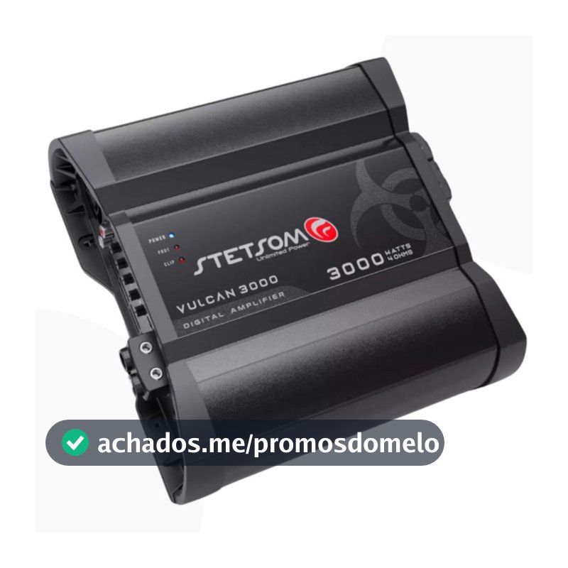Modulo Vulcan 3000.1 3000W Rms Stetsom
