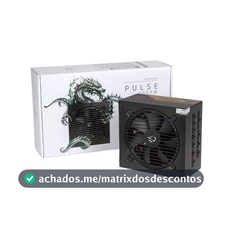 Fonte de Alimentação Duex Pulse Pro 1000W Cybenetics Gold