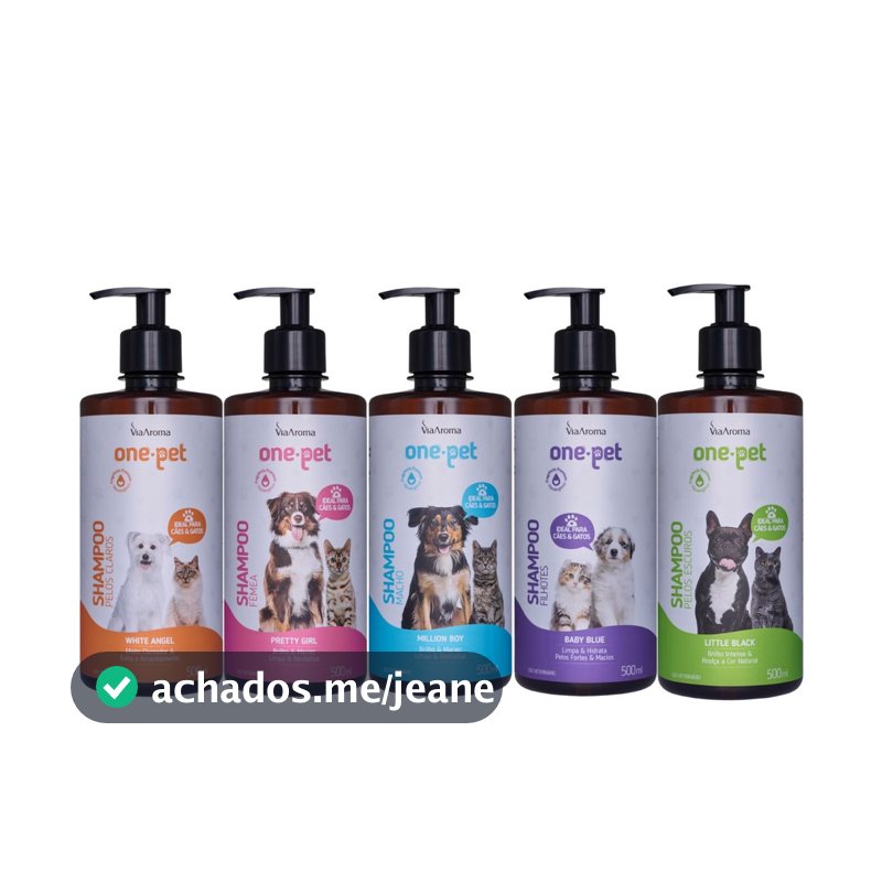 Shampoo para Cães One Pet Via Aroma 500ml