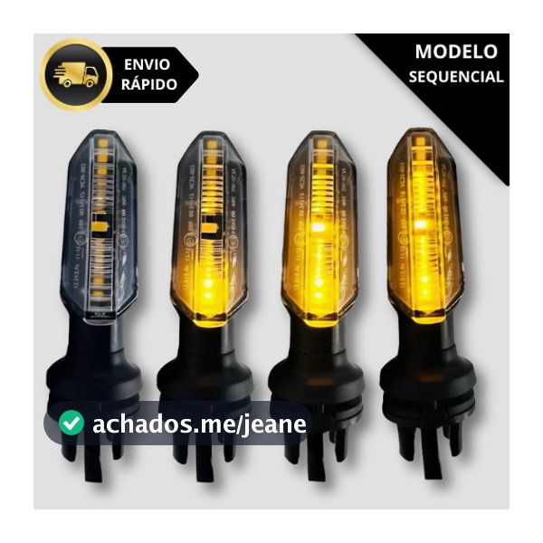 Kit 4 Pisca Led Seta Honda Cb250f Twister 2019 Fan Titan