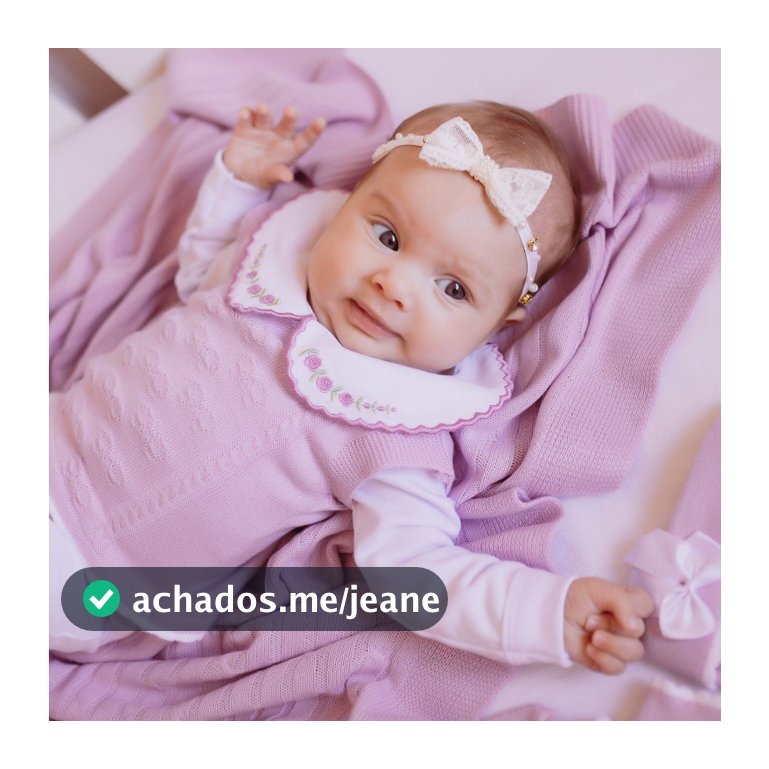 Conjunto Bebê Saída Maternidade Menina 7 Peças Bebê Tricot Luxo