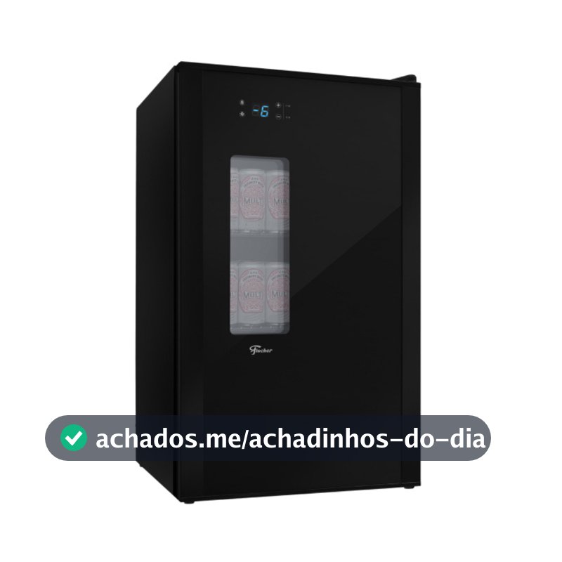 Cervejeira Fischer 92L Infinity Multi Com Função Superfrost Preta