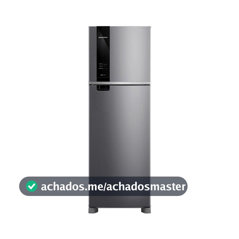 Geladeira Brastemp Frost Free Duplex 415 Litros cor Inox - BRM52MK