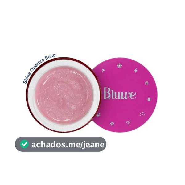 Gel Shine Super Quartzo Rosa Bluwe 30g