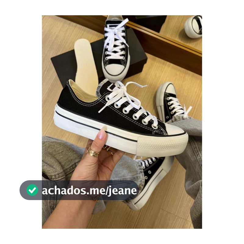 Tênis All Casual Plataforma Lona Feminino