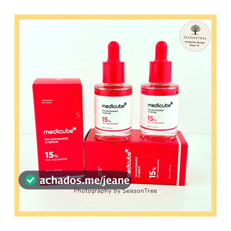 [Medicube] Conjunto TXA Niacinamida 15 Sérum 30ml/30ml + 30ml – Tom Irregular E Cuidado Para Manchas Escuras