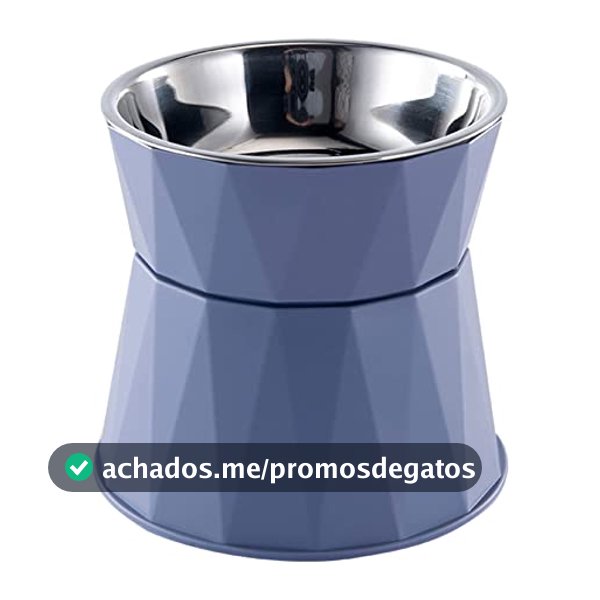 Comedouro Elevado Ergonômico Cães E Gatos
