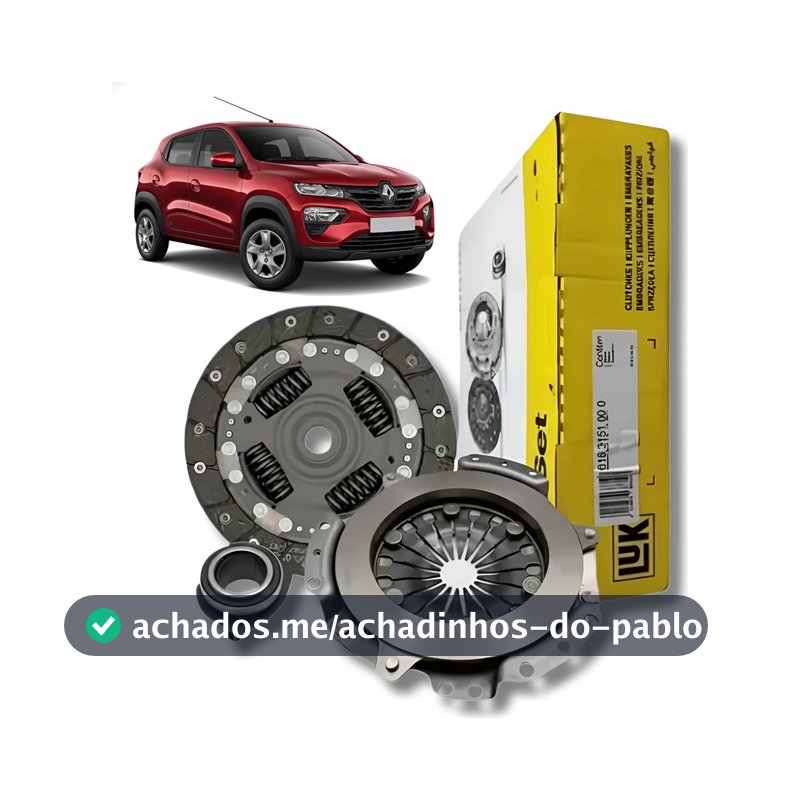 Kit Embreagem LUK Original Renault Kwid 1.0 12V 2017-2024 618315100 Peça Automotiva