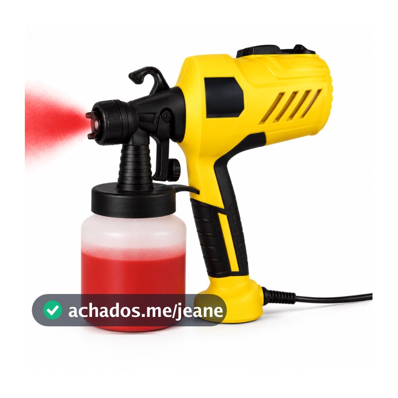 Pistola Elétrica Para Pintura Pulverizador de Tinta com Bico e Compressor 400w