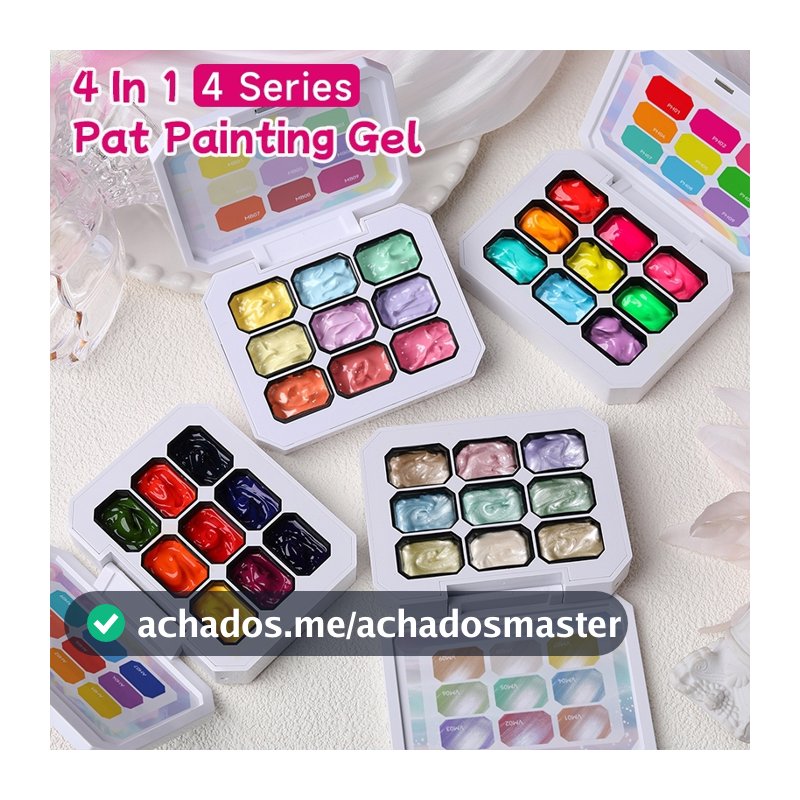 UR SUGAR 9 Cores 4 Em 1 Pat Pintura Esmalte Gel Perfeito Para Criar Arte Unhas Com Flor De Verão Deslumbrante