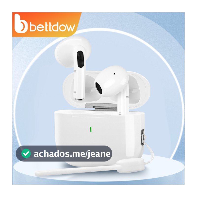 Fones de ouvido Bluetooth 5.3 com cancelamento de ruído à prova d'água IPX5 da BETTDOW com microfone integrado