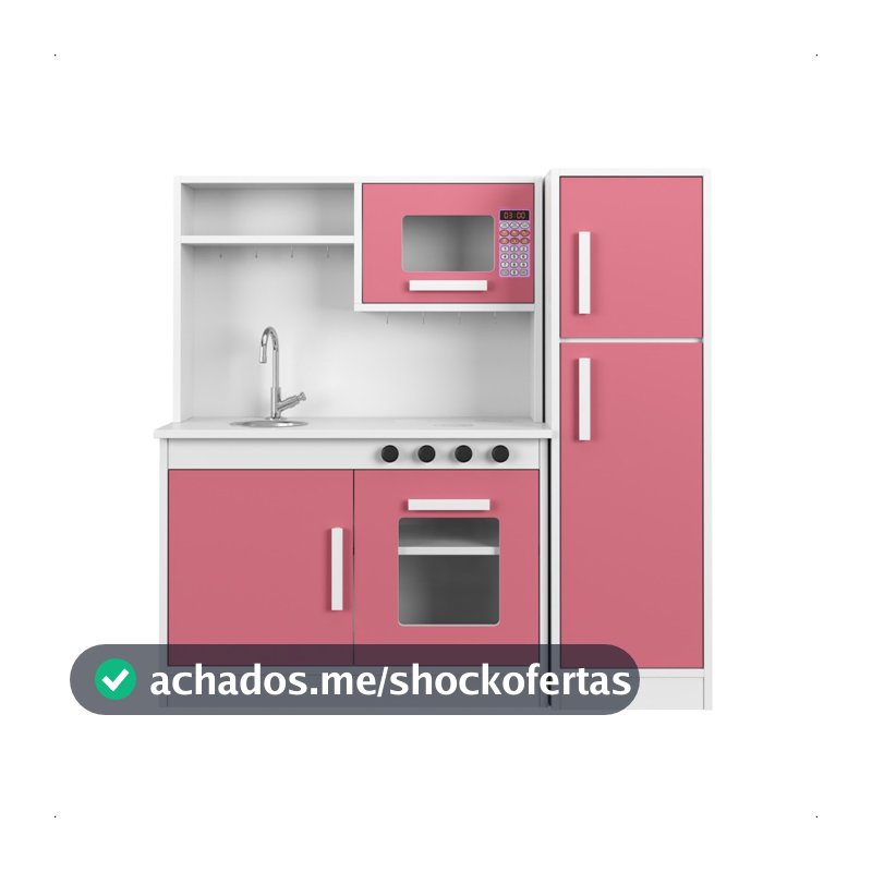 Mini Cozinha Infantil Completa Charme Com Forno E Micro-ondas Com ou Sem Geladeira  - GB Móveis