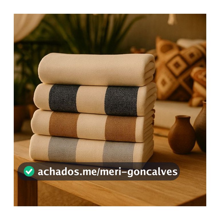 Manta Buzios 2.40M X 1.80M Decorativa Tropical Para Sofá Cama Varanda 100% Algodão Top
