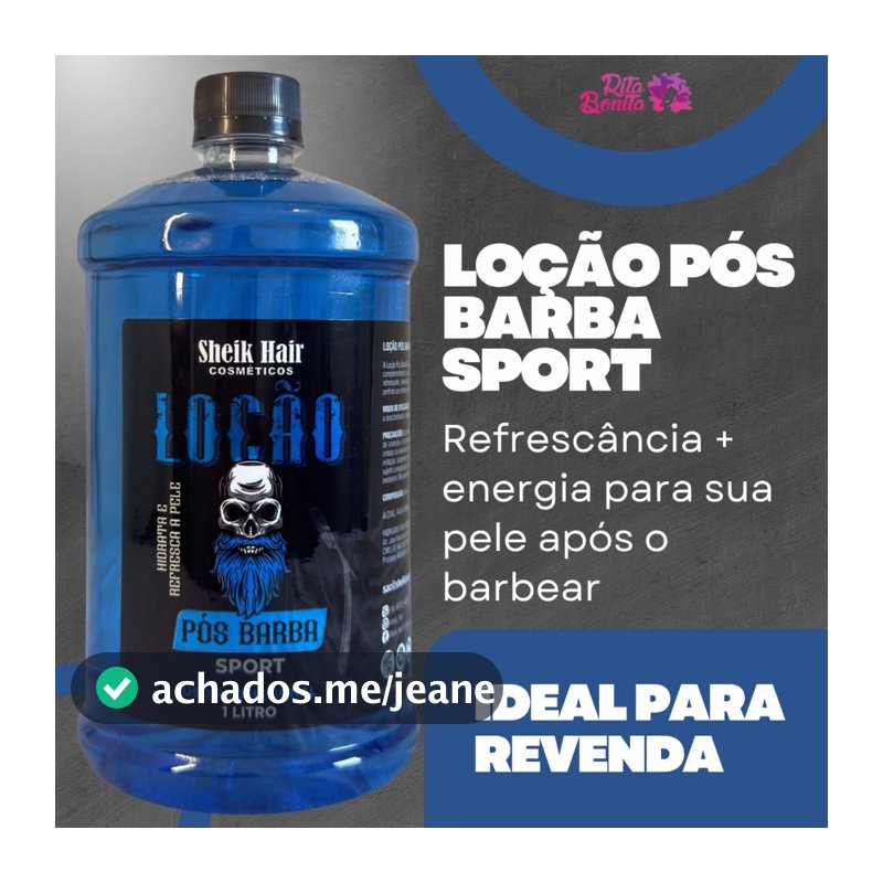 Loção Pós Barba Profissional Hidratante Masculino Sport 1L