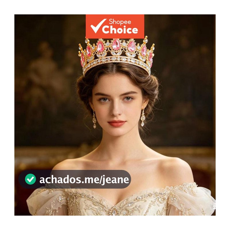 Tiara De Noiva Redonda De Cristal Banhado A Ouro Barroco Retrô Para Festa De Casamento , Baile , Princesa