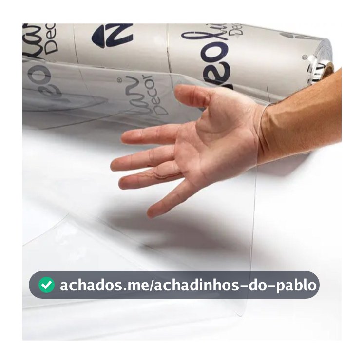 1,80m X 1,10m Plástico Super Grosso ENVIO ENROLADO - Toalha de mesa Impermeável, Proteção Vidro