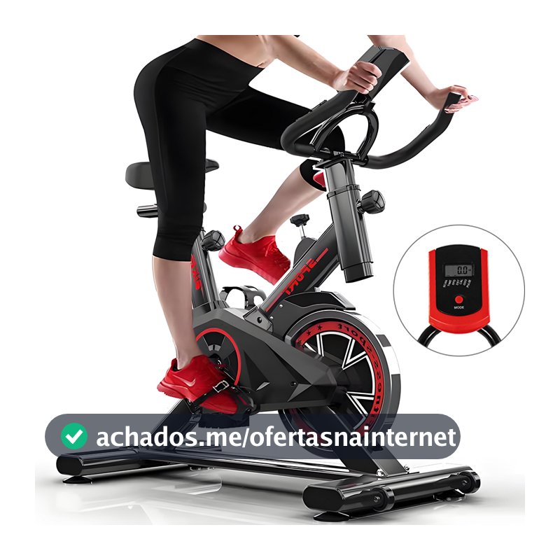 Bicicleta Bike Ergometrica Spinning Academia Fitness Profissional Spinning Roda 120kg -V3