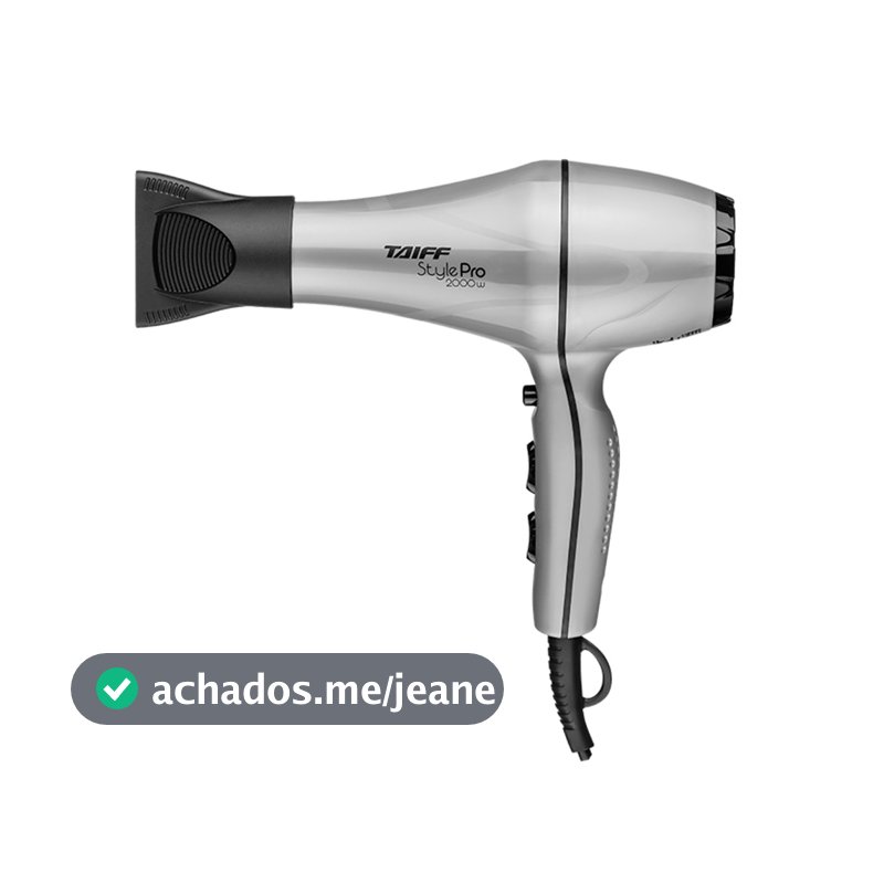 Secador Style Pro 2000W Prata Perolado Taiff - 127V