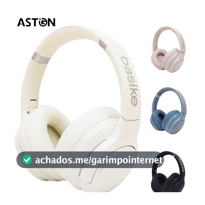 Astgn X Basike Original sem fio anti-ruído fone de ouvido bluetooth efeito de som de alta fidelidade