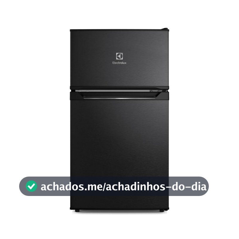 Mini Geladeira 83L Inverter Bivolt Duplex Preta (EMD1B)