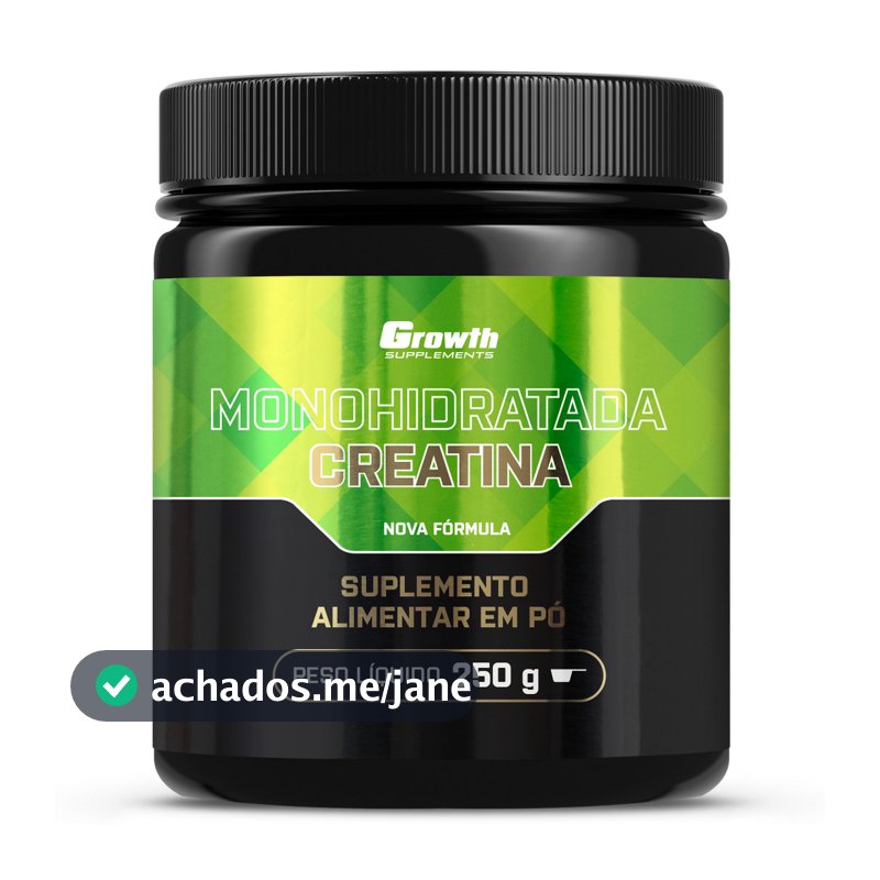 Creatina Monohidratada - Growth Supplements - Sem sabor em pó
