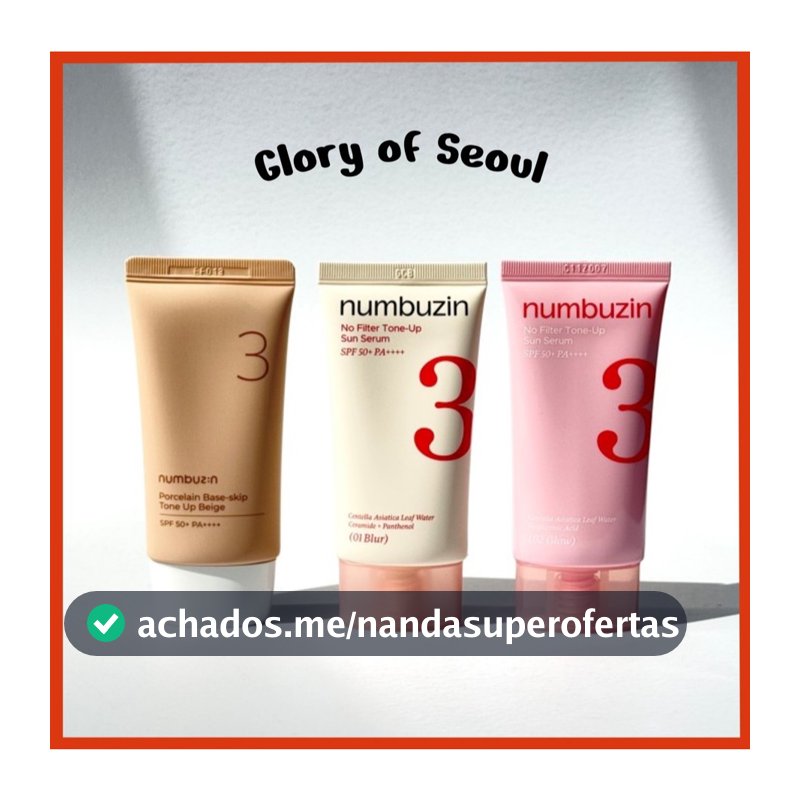 [Renewed] NUMBUZIN No.3 No Filter Tone-Up Sun Serum 50ml, Porcelain Base-skip Tone Up Beige (5ml, 35ml, 50ml)
