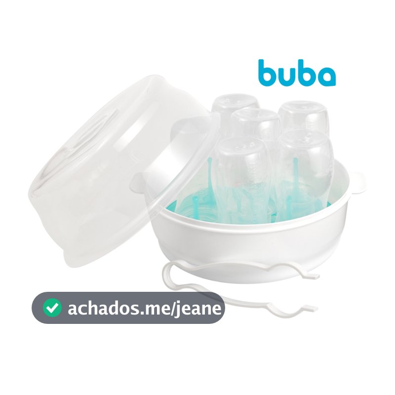 Esterilizador para Mamadeira Microondas Buba Limpa Mamadeiras e Chupetas Avent MAM Lillo