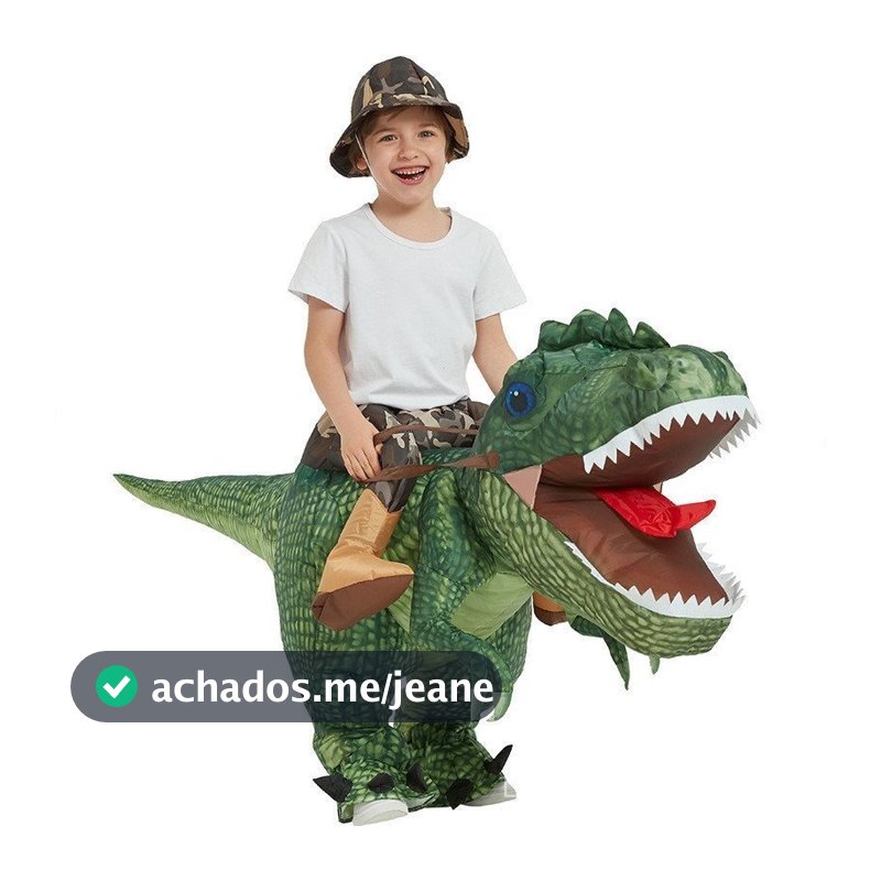 Presente de Halloween , Dinosauro caminhando , Pequeno Tyrannosaurus Rex , OXW1 balustrada