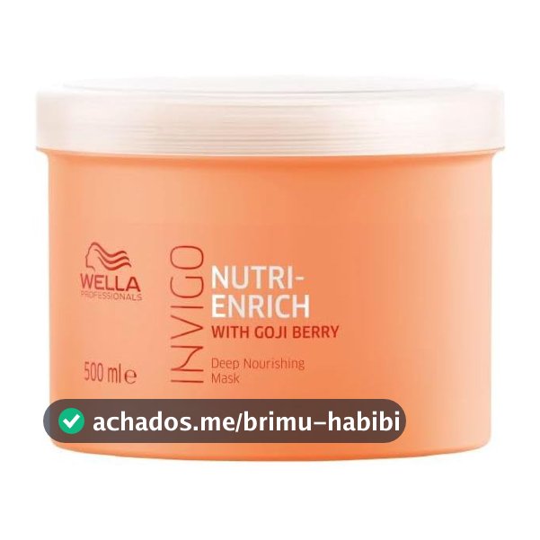 Máscara Invigo Nutri Enrich Wella 500ml