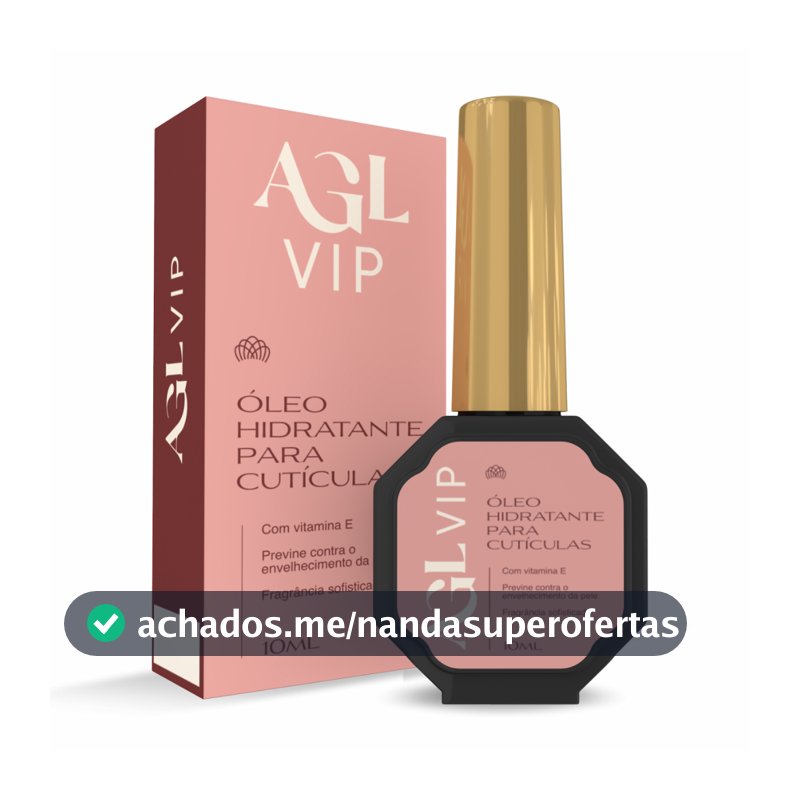 Óleo de Cutículas 10ml AGL Vip Hidratante de Cutículas Unhas de Gel Manicure Alongamento AGL Nails Perfumaria Fina