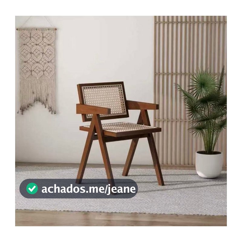 Cadeira de jantar moderna com encosto e pernas de madeira maciça, cadeira de tecido moderna para sala de estar