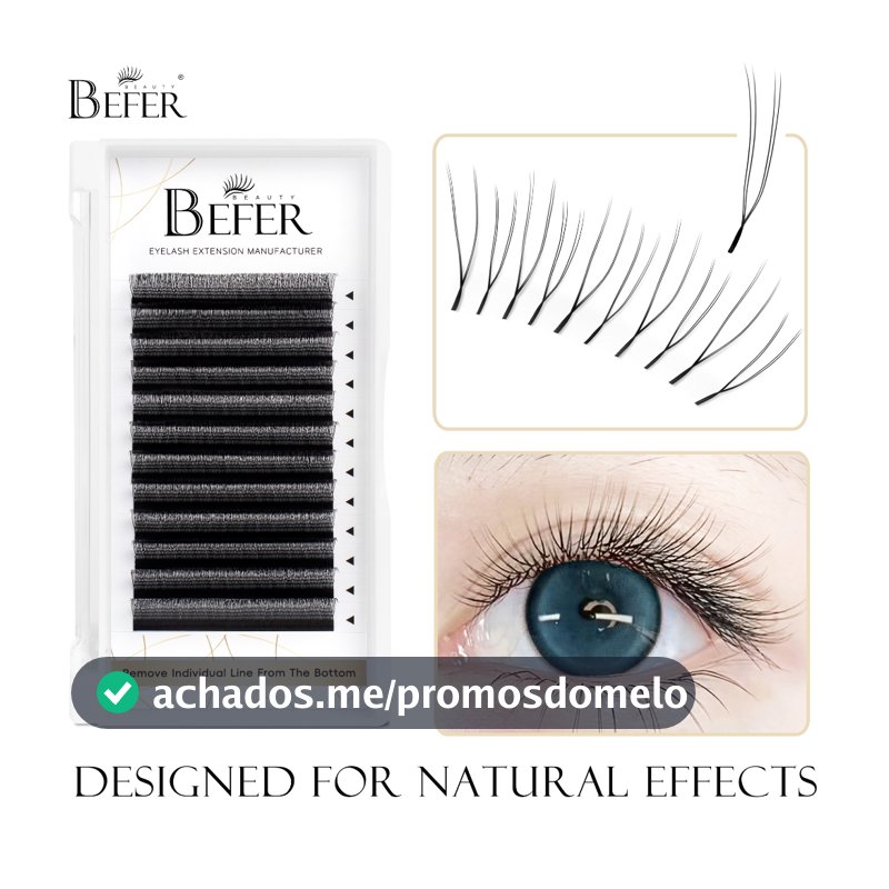 Befer Beleza Natural Cílios Postiços U Lash Forma Super Macio C/D 8-15mm Extensão Fornecedor De Alta