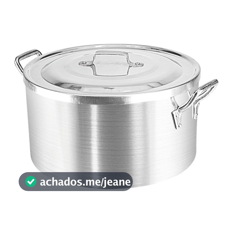 Caçarola Aluminio Panela Grande Industrial Restaurante  N35 - 16,5 Litros
