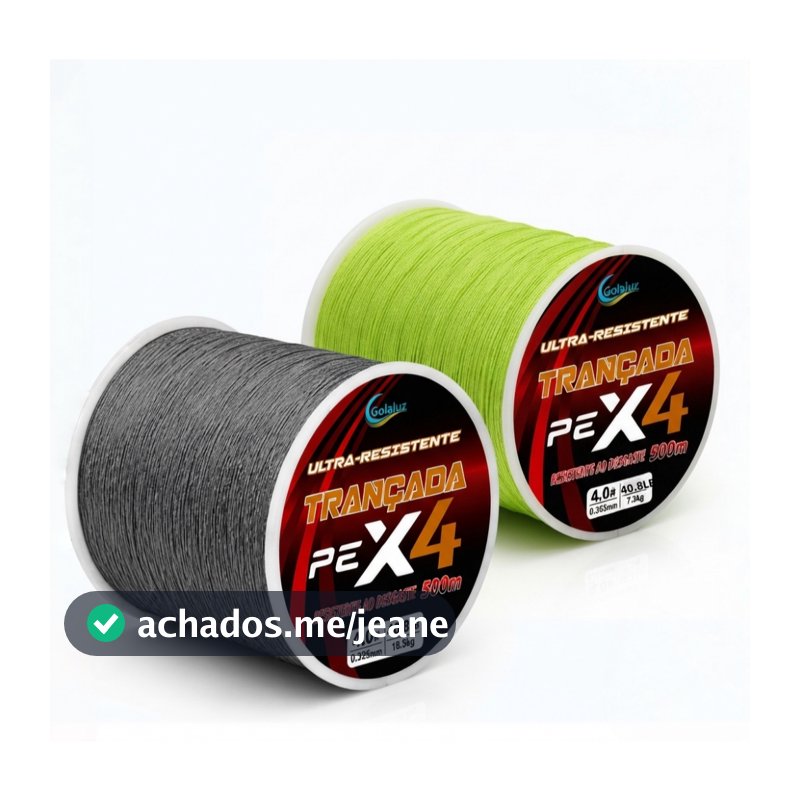 500M/300M/100M Linha De Pesca Trançada 4 Fios Multifilamento Fio Trançado Para Pesca De Carpa