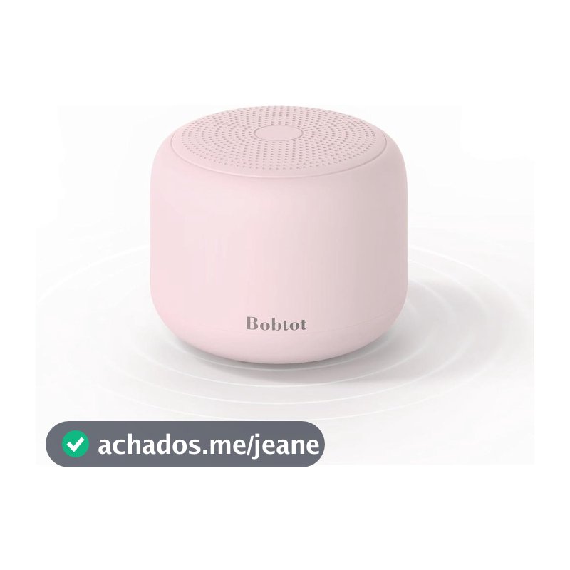 Caixas de Som Bluetooth Portáteis Bobtot com Alça, Fáceis de Transportar, Mini Caixa de Som Sem Fio à Prova d'Água IPX5