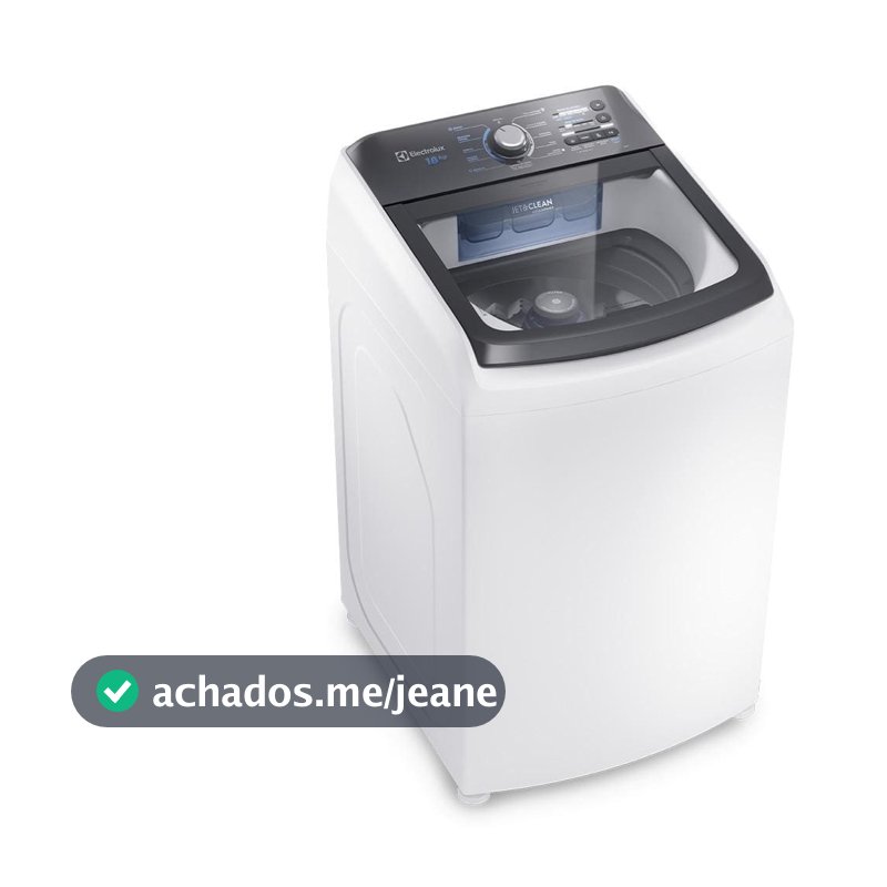 Lavadora de Roupas Electrolux Efficient LEE15 14,5kg com Cesto Inox, Filtro de Fiapos e Tecnologia JetClean