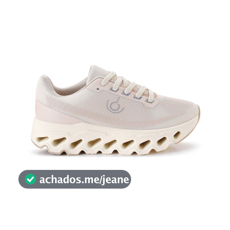 Tênis Feminino Esportivo Mila Off White Cinza