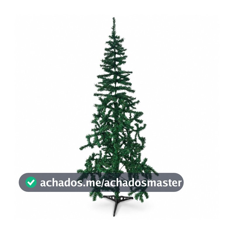 Árvore de Natal 2,10m Galhos Pinheiro Cheia Base Encaixe Decoração Natal