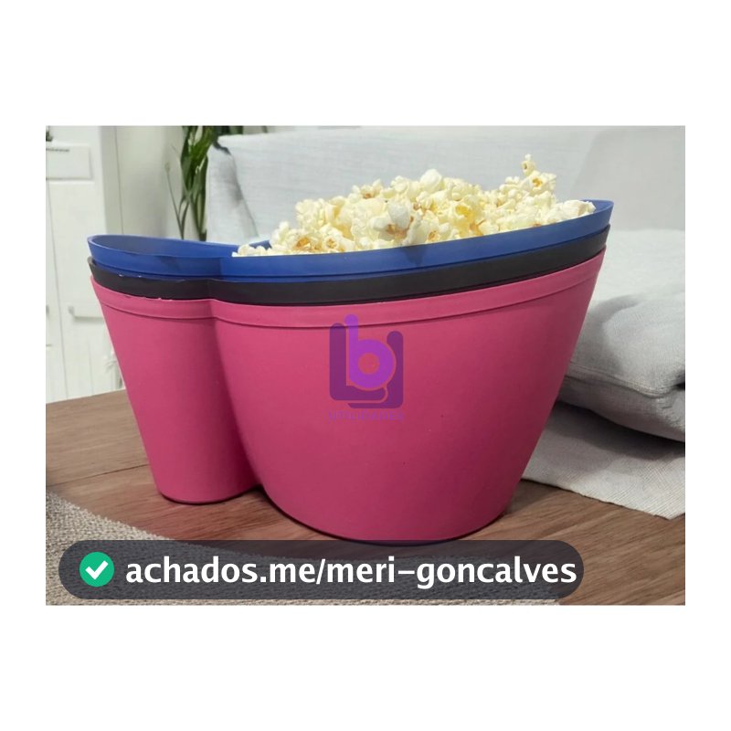 Kit 20 baldes de pipoca plástico coloridos com porta copo cores cinema cineminha