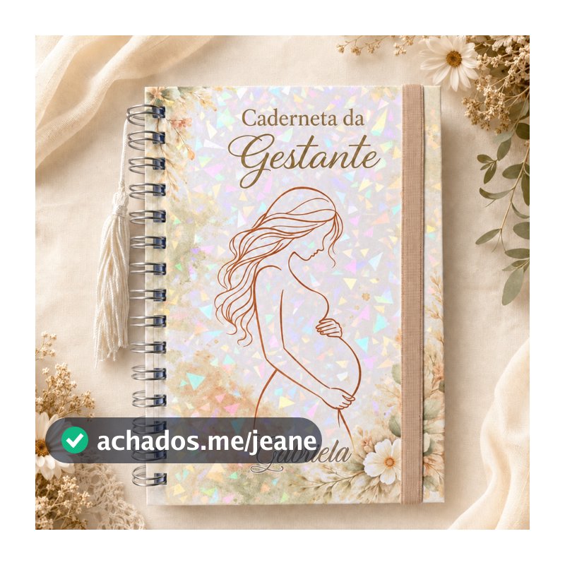 Caderneta da Gestante Personalizada com Páginas Extras 8ª Edição