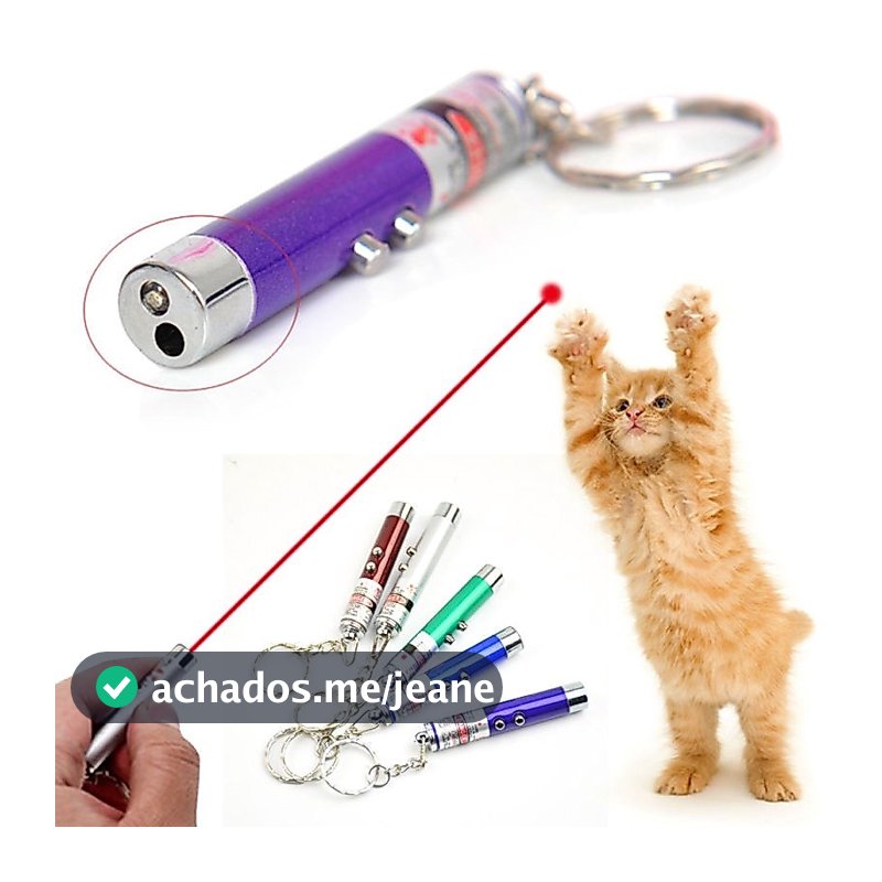 Animal de estimação engraçado led laser gato brinquedo 5mw ponto vermelho laser luz 650nm ponteiro caneta laser brinquedo interativo gato vara brinquedos gato cor aleatória