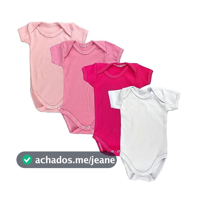 kit 3 body infantil manga curta para menina e menino bory bebe criança