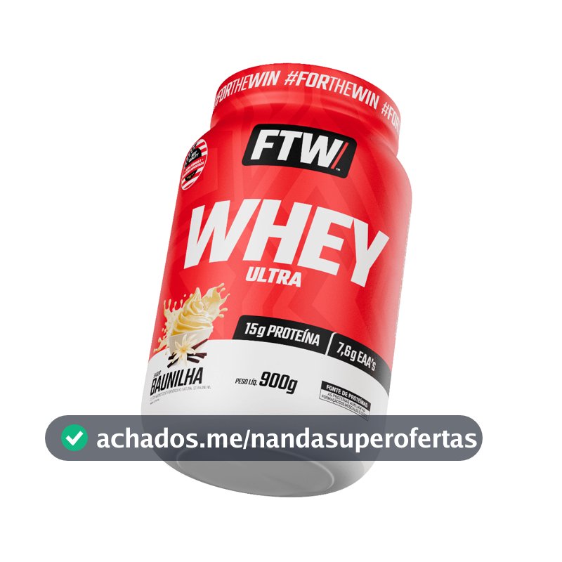 Whey Ultra Protein Concentrado Pote 900g - FTW