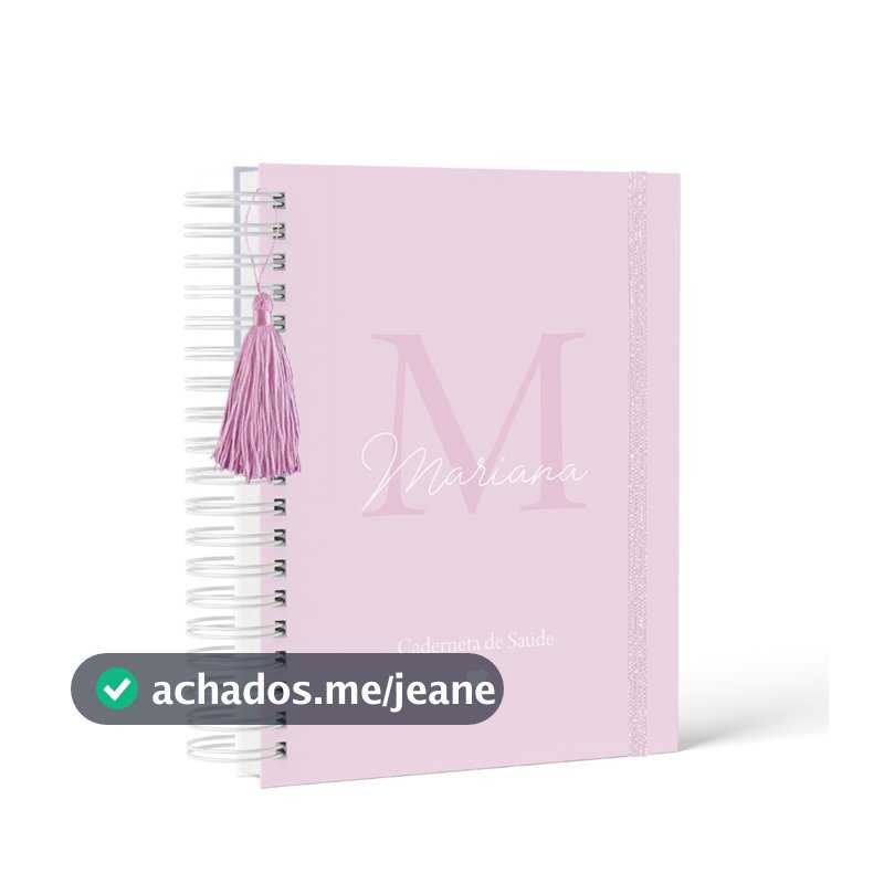 Caderneta de Saúde - Menina Personalizada - Capa Dura - Vários Temas