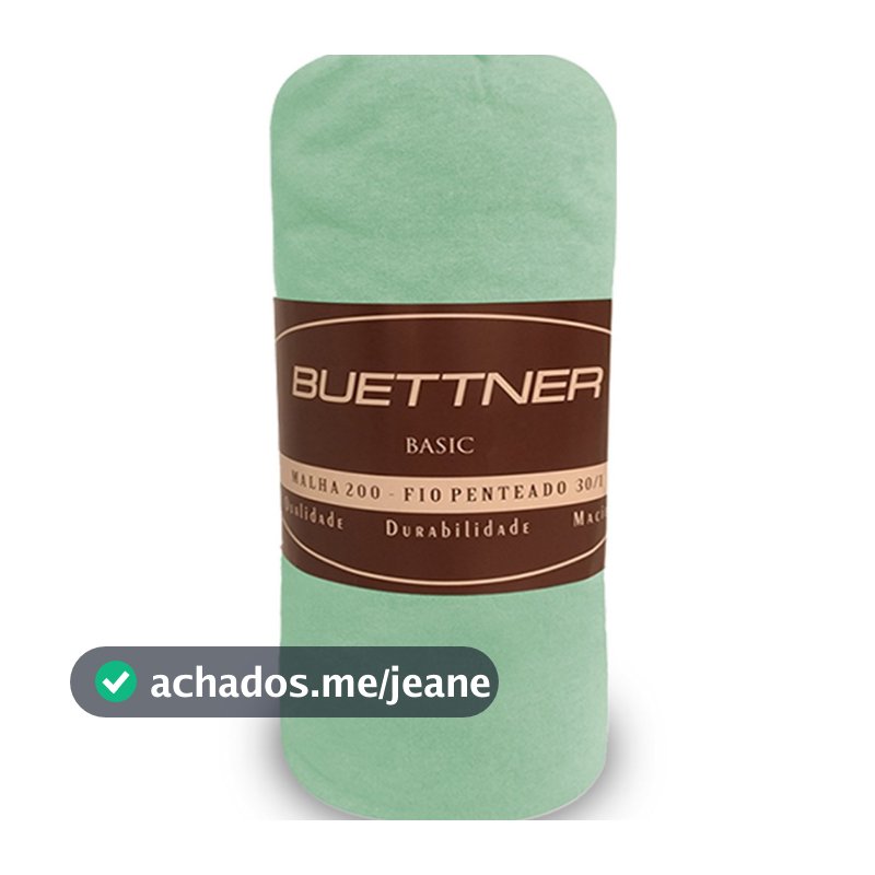 Lençol Casal Avulso de Malha 100% Algodão com Elástico Buettner