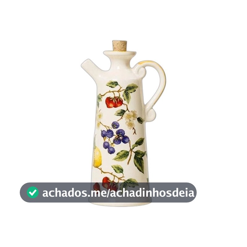 Azeiteira Fresh Garden em Cerâmica 23cm