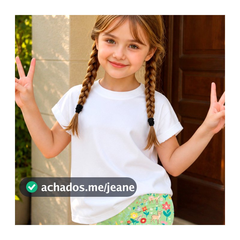 Camiseta Blusa Infantil Menina 100% Algodão Básica Lisa Minimalista Camisa Premium Fashion Primavera Verão